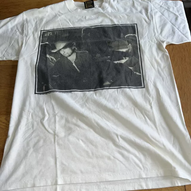 vintage bob dylan t shirt 1994 Tour Brockum Worldwide Made In USA Size Large