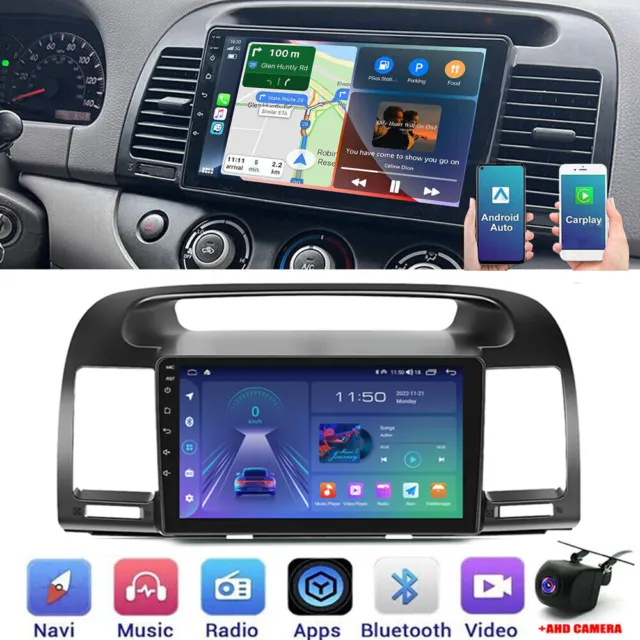 For Toyota Camry 2000-06 Car Radio Stereo Android 12 Apple Carplay GPS Navi Unit