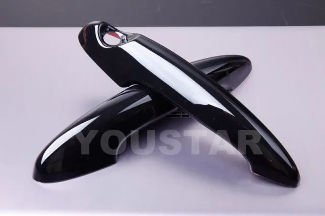 US STOCK 2x GLOSS BLACK Door Handle Cover for MINI Cooper S R52 R53 R56 R57 JCW