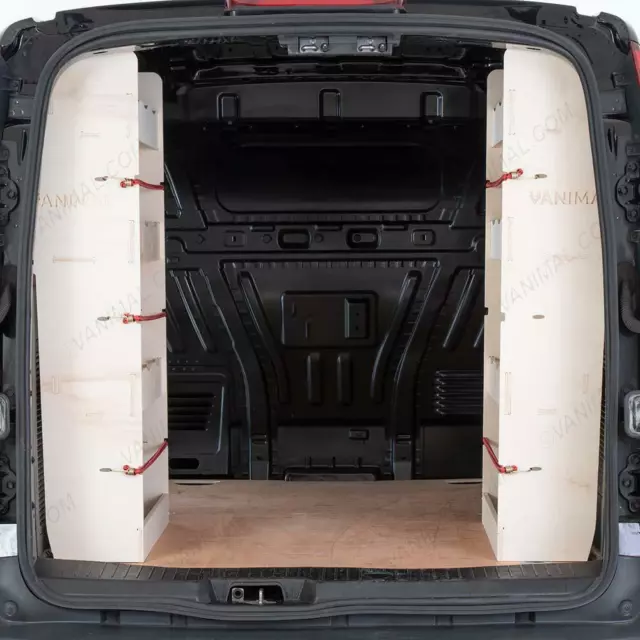Ford Transit Connect SWB L1 2014- NS+OS Rear Racking and Shelving Units (Pair)