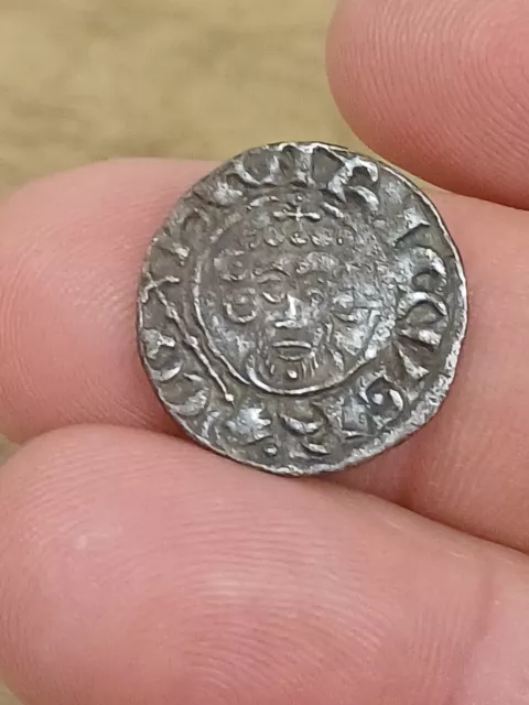 King John Hammered Silver Short Cross Penny 5b2 / 5b3 Willelm On London