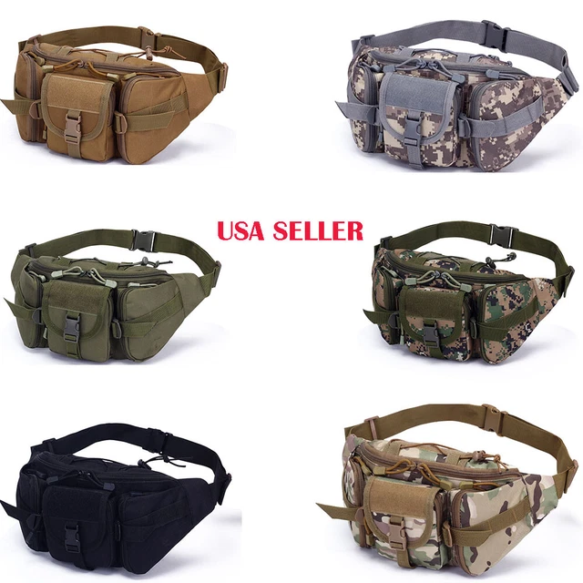 TACTICAL FANNY PACK Bumbag Waist Bag Military Hip Belt Outdoor Hiking