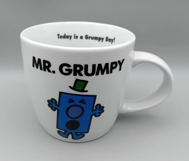 MR GRUMPY COFFEE Mug - Mr Men & Little Miss (Sanrio 2013) - Excellent ...