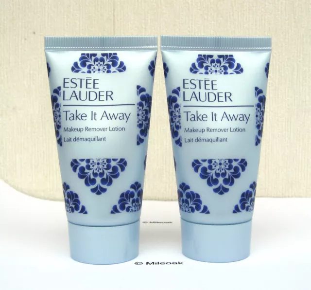 Estee Lauder Take It Away Make Up remover Lotion  2 x 30ml Travel size unsealed