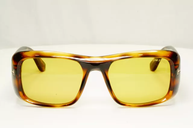 Authentische Tom Ford Herren-Damen-Sonnenbrille braun groß Aristoteles TF 731 56E 2