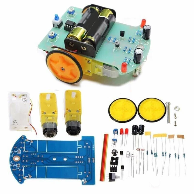 Advanced 2WD Smart Auto Tracking Roboter Auto Chassis Zum Selbermachen Kit für
