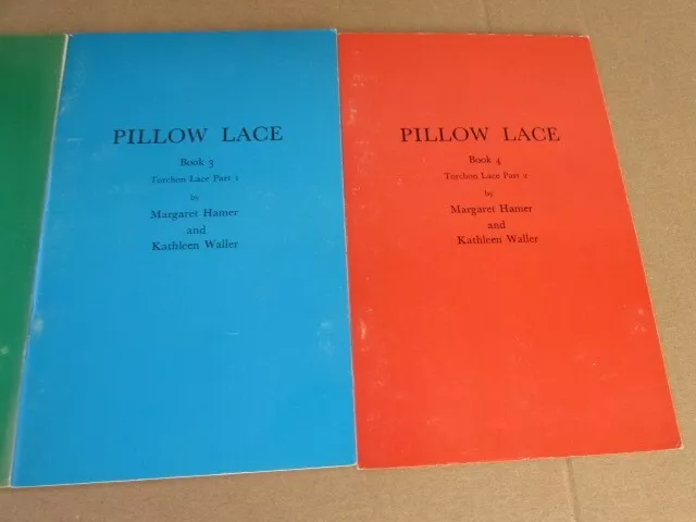 Pillow Lace Margaret Hamer Kathleen Waller 4 Books Lacemaking Patterns 1970's 3