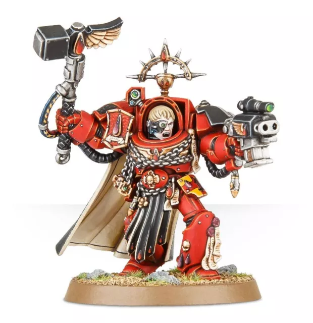 Warhammer 40k: Blood Angels Captain in Terminator Armour - New on Sprue/OOP