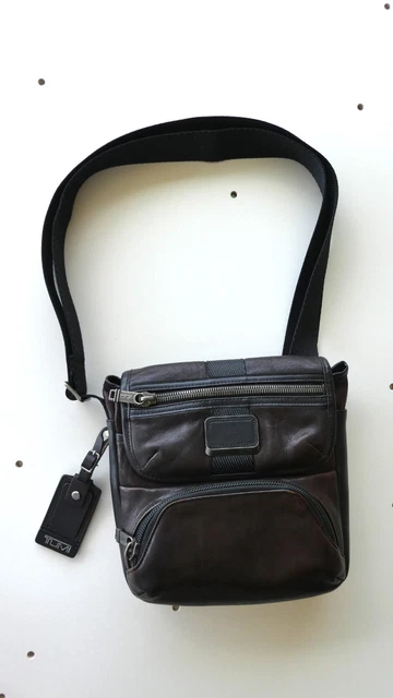 Tumi Barton brown leather crossbody bag