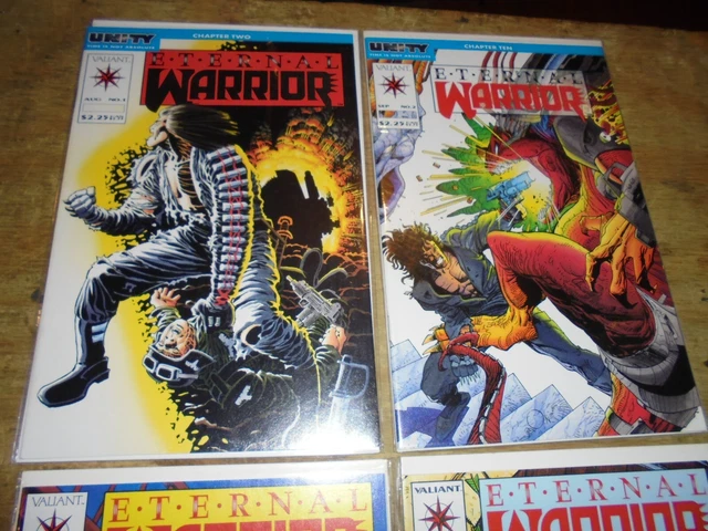 Eternal Warrior (1992) Valiant Comic Lot Issues # 1 2 3 and 4  1st Bloodshot VG+ 2