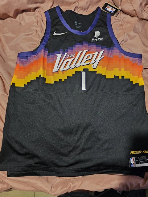 100% Authentic Devin Booker Nike Suns City Edition The Valley Jersey Size  56 2XL