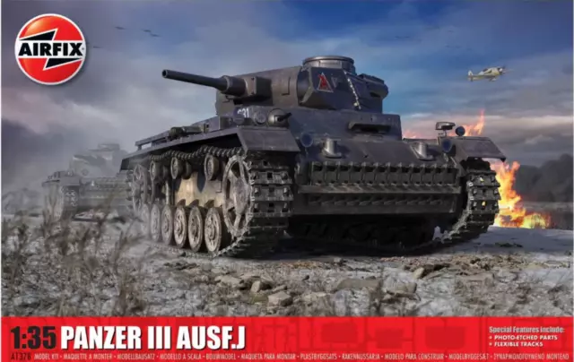 Airfix Panzer III AUSF J A1378 Maßstab 1:35