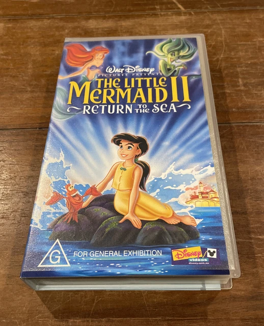 WALT DISNEY THE Little Mermaid II 2 Return To The Sea VHS Video Tape ...
