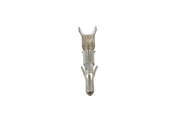 Connect 30224 Capicorda A Forcella Gialli 4.0 Mm, 100 Pezzi, Per Cavi 4-6 Mm², Ottone Placcato - 2