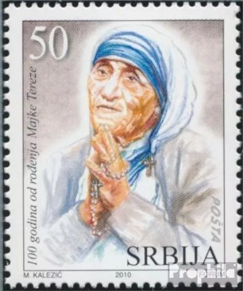 Serbia 362 (completa edizione) MNH 2010 Madre Teresa