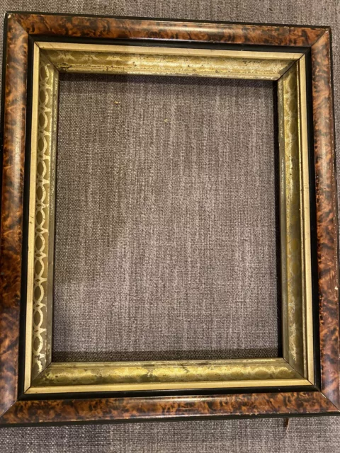 antique gold gilt wood picture frame vintage