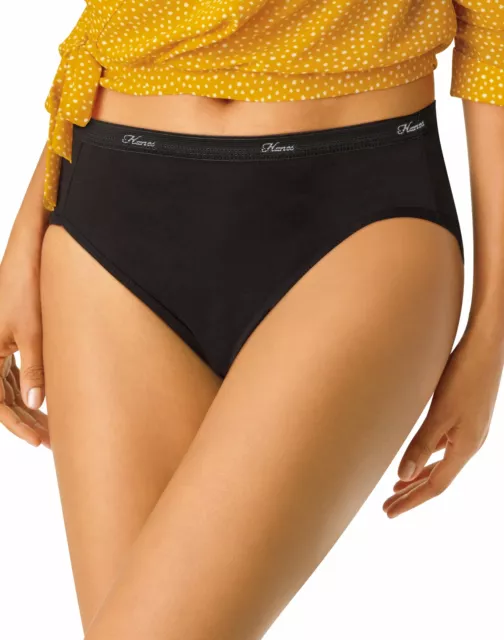 HANES WOMEN'S PANTIES 6-Pack No Ride Up Cotton Brief Cut Underwear Cool  Comfort $14.27 - PicClick