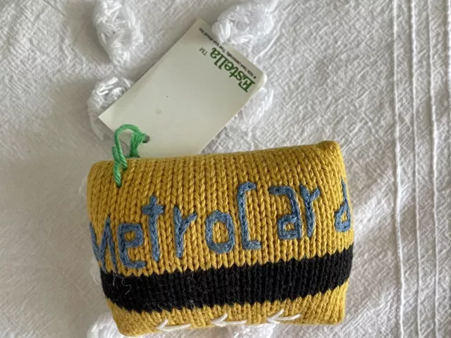 Estella Organics New York MTA Baby Rattle t