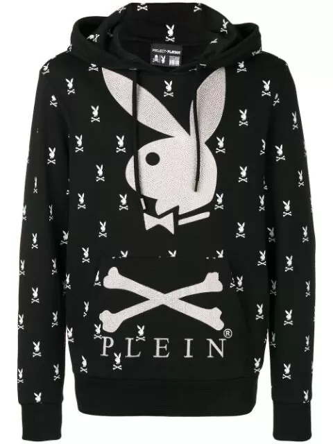 Philipp Plein x Playboy Felpa con cappuccio 