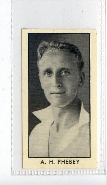 (Jd5893) THOMSON WIZARD,COUNTY CRICKETERS,A.H.PHEBEY,KENT,1957,#14