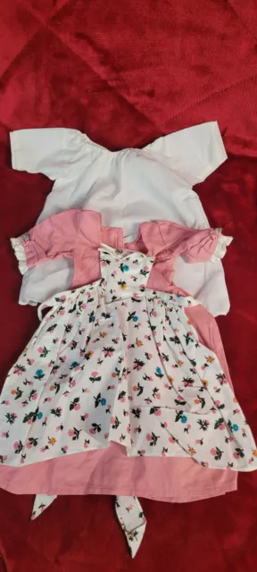 American Girl Felicity Spring Outfit~Dress~Pinner Apron~Pleasant Company