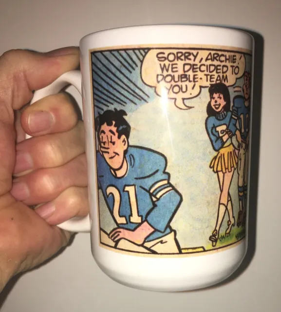 Archie Betty & Veronica DOUBLE TEAM Innuendo Comic Panel LARGE 15 Oz Ceramic Mug