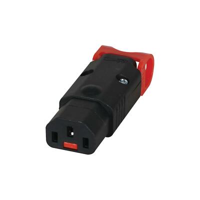 Blocco IEC IEC C13 rewireable presa PA130100BK 