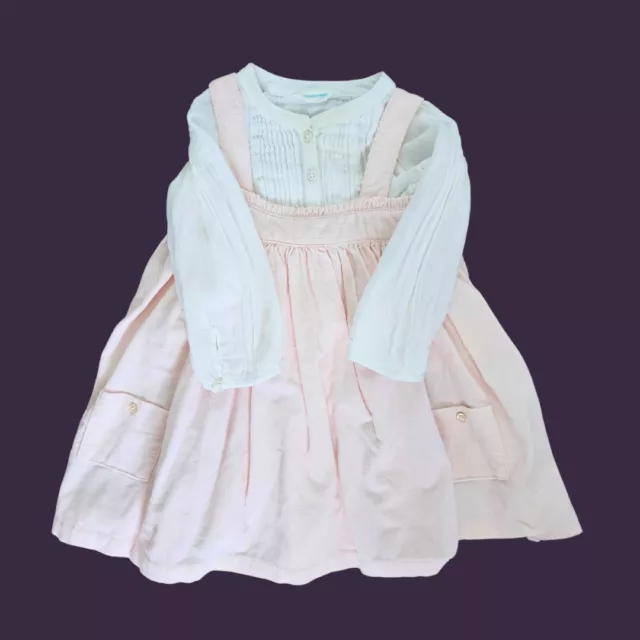 Baby Girls Pinafore & Blouse Country Road 6-12 months