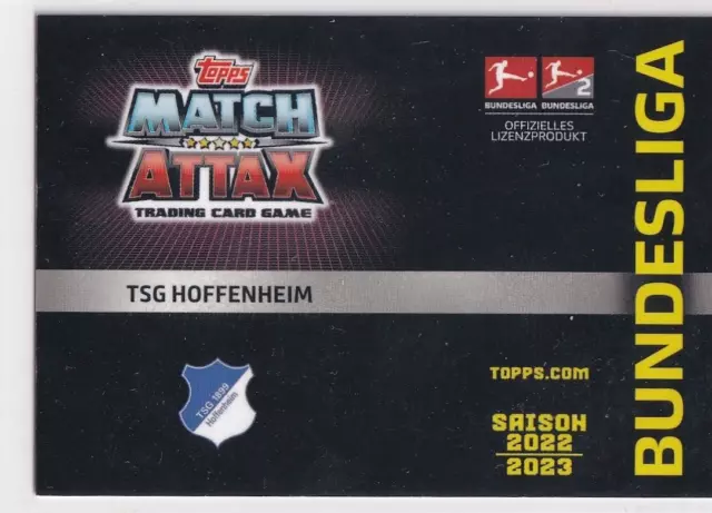 Topps Match Attax Bundesliga 22/23 ca-Br Georginio Rutter Baumgartner Dual Auto 2