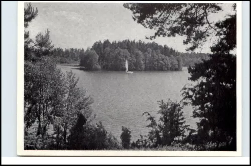 NIEDERSEE Polen 1967 bei Ruciane-Nida Rudczanny-Nieden alte Postkarte