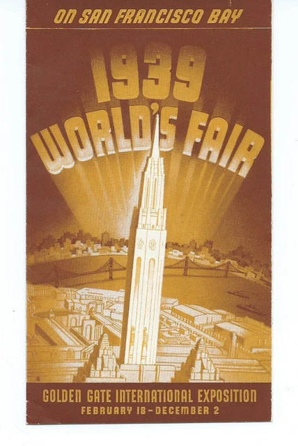 1939 New York World's Fair - The World of Tomorrow - Vintage Travel Poster by Joseph Binder - Fine Art Matte Paper Print (Unframed) 20x26in
