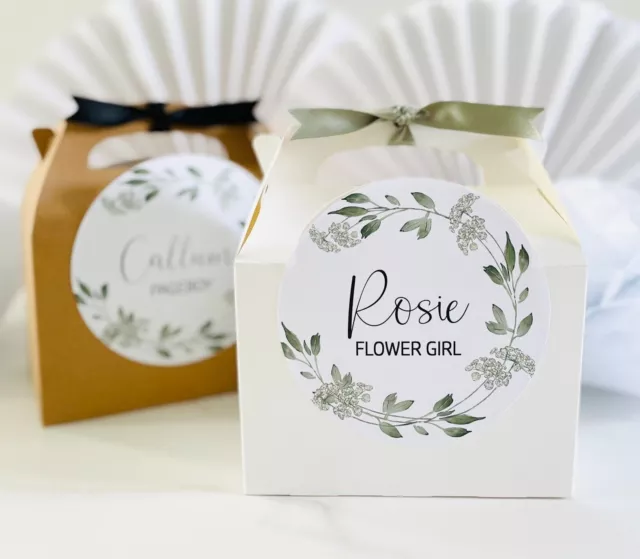 Personalised Wedding Favour Box | Party Box | Childrens Activity | Gypsophila