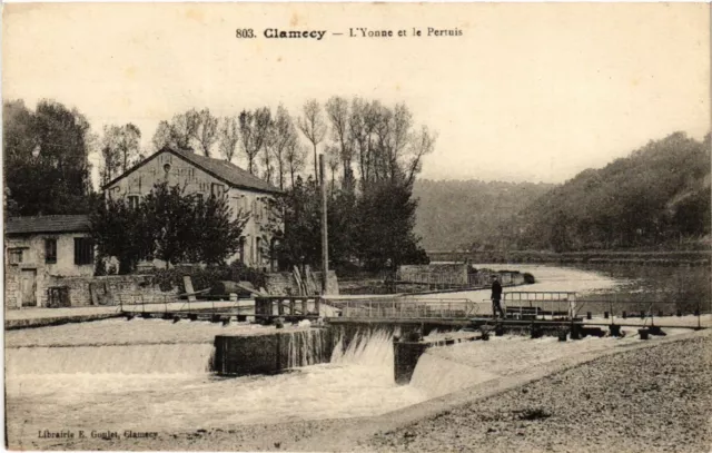 CPA AK CLAMECY - L'Yonne et le Pertuis (518573)