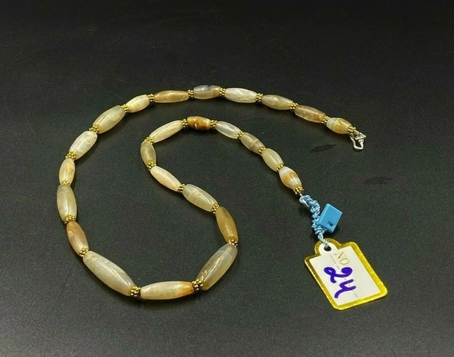 OLD Beads Antique Trade Jewelry Agate Necklace Ancient Antiquities Burmese