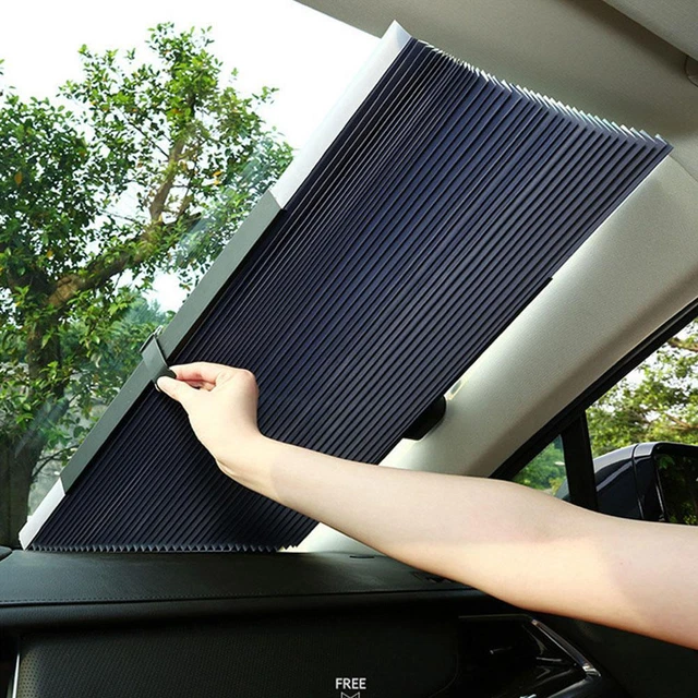 Tenda parabrezza auto retrattile parasole protezione UV visiera solare n a S1W6