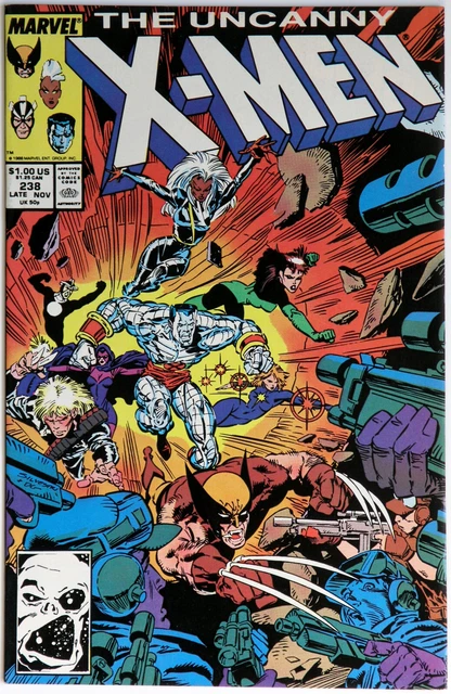 Uncanny X-Men #238 Vol 1 - Marvel Comics - Chris Claremont - Marc Silvestri