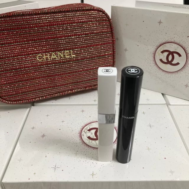 CHANEL Go to Extremes Mascara & Primer 2 Piece 2022 Holiday Gift Set BNIB Red