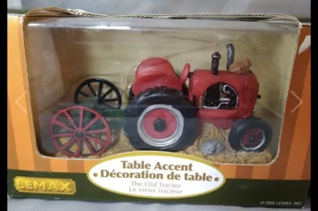Lemax Village Collection The Old Tractor Table Accent
