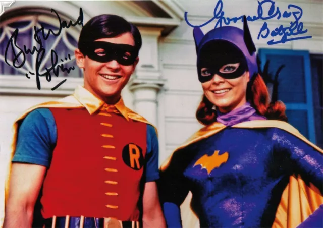 1960's Batman Robin and Batgirl with Copy Autos POSTER