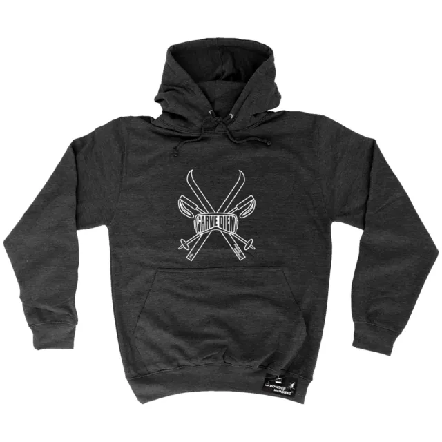 Skiing Snowboarding Pm Carve Diem - Novelty Mens Clothing Funny Hoodies Hoodie