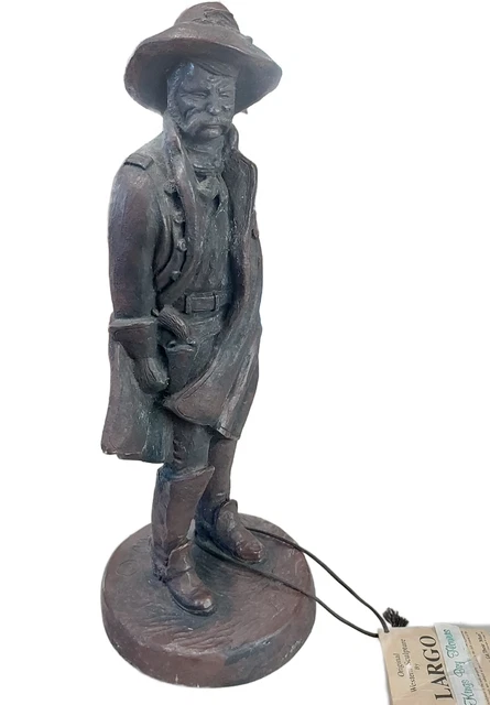 New Old Stock Largo Western Sculpture Captain Greyson 13-1/2" Tall