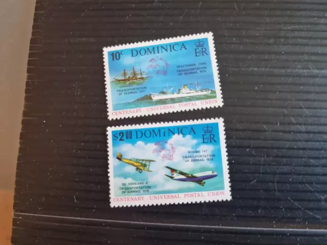 Dominica 1974 Sg 441-442 Cent Of Upu Mnh