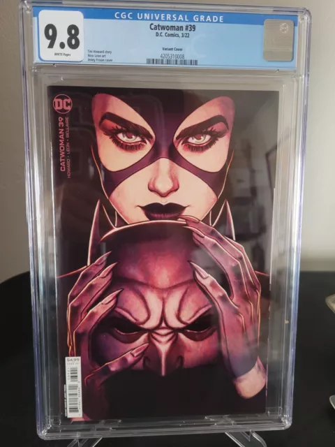 Catwoman #39 Cgc 9.8 Graded 2022 Dc Comics Jenny Frison Variant Cover Art