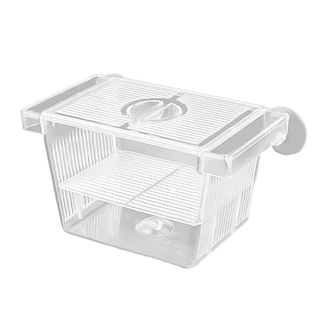 Acrylic Fish Breeding Isolation Box Betta Fish Aquarium Breeder Fish Tank Hatch