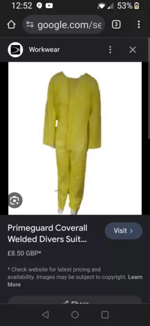 Breaking Bad Walter White Fancy Dress Costume Jumpsuit Yellow Halloween Party