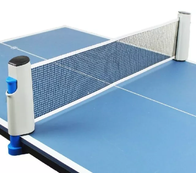 USA Games Retractable Table Tennis Ping Pong Portable Net Kit Replacement BLUE