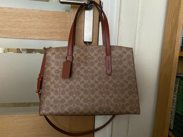 Coach charlie sales carryall 28 oxblood