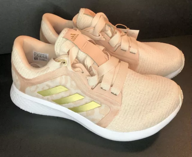 adidas edge lux 4 pink rose gold womens size 7 box has no lid