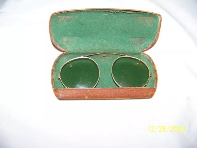 Vintage Ray Ban Bausch & Lomb 1/10 12K GF B&L Clip-on Sunglasses Orig Case