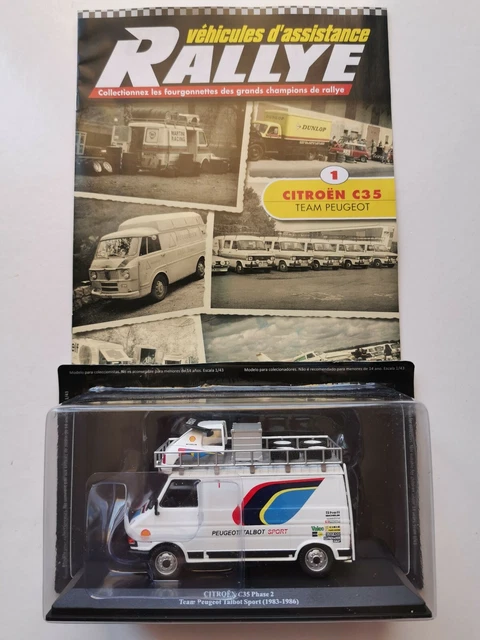 Modèle Réduit 1/43 Citroën C35 Assistance Course - Équipe Peugeot Talbot Sport 205 T16 (1986) - Occasion